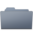 Open Folder Graphite Icon